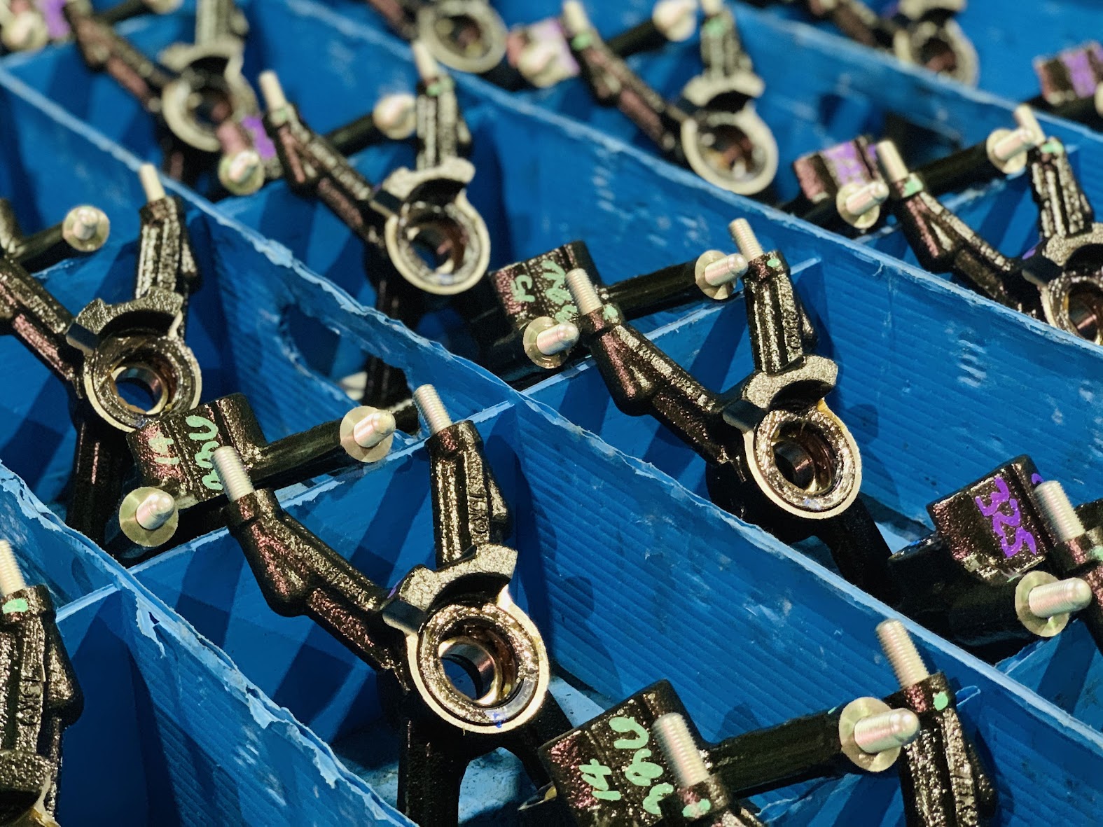 Assembled steering knuckles at Jayna Inc.